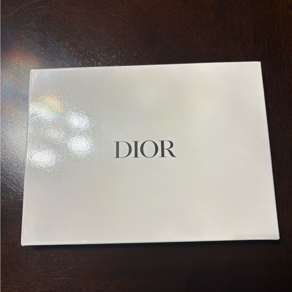 DIOR stand mirror Black CD Logo 14x19x1.5cm faux leather - Picture 2 of 9